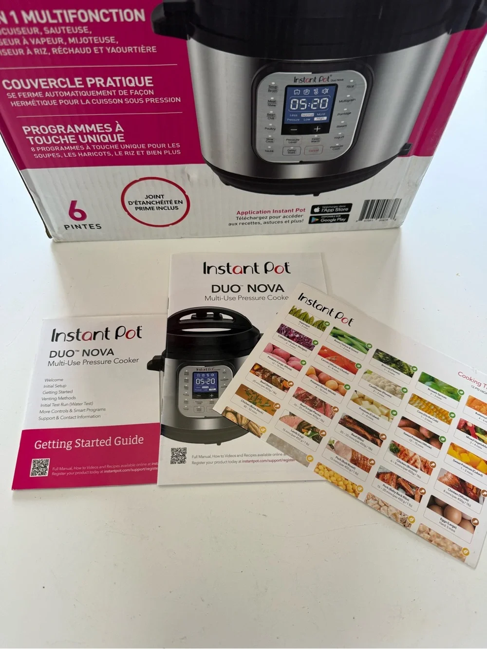 Instant Pot Duo Nova 6-Quart Electric Pressure Cooker - Stainless Steel/Black